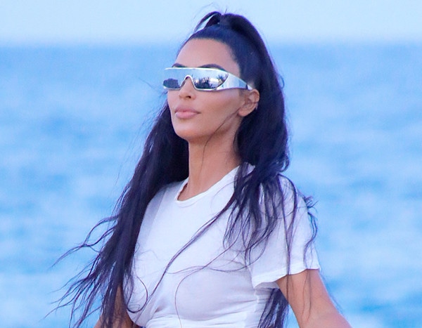 Kim Kardashian Wears Pink Thong Laughs Off Blotchy